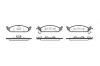 REMSA 23320 Brake Pad Set, disc brake