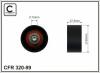 CAFFARO 320-99 (32099) Deflection/Guide Pulley, timing belt