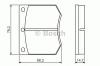 BOSCH 0986495079 Brake Pad Set, disc brake