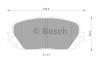 BOSCH 0986AB2268 Brake Pad Set, disc brake