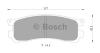 BOSCH 0986AB2305 Brake Pad Set, disc brake