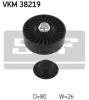 SKF VKM38219 Deflection/Guide Pulley, v-ribbed belt