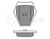 MEYLE 0252328017/W (0252328017W) Brake Pad Set, disc brake