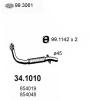 ASSO 34.1010 (341010) Exhaust Pipe