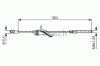 BOSCH 1987482371 Cable, parking brake