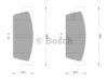 BOSCH 0986AB2079 Brake Pad Set, disc brake