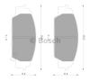 BOSCH 0986AB2282 Brake Pad Set, disc brake
