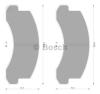 BOSCH 0986AB2361 Brake Pad Set, disc brake