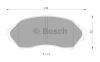 BOSCH 0986AB2653 Brake Pad Set, disc brake