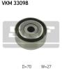 SKF VKM33098 Deflection/Guide Pulley, v-ribbed belt