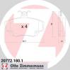 ZIMMERMANN 20772.180.1 (207721801) Brake Pad Set, disc brake