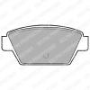 DELPHI LP533 Brake Pad Set, disc brake