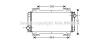 AVA QUALITY COOLING FD2044 Radiator, engine cooling