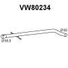 VENEPORTE VW80234 Exhaust Pipe