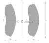 BOSCH 0986AB2278 Brake Pad Set, disc brake