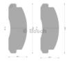 BOSCH 0986AB2348 Brake Pad Set, disc brake