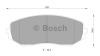 BOSCH 0986AB2371 Brake Pad Set, disc brake
