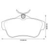 JURID 573281J Brake Pad Set, disc brake