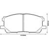 JURID 572562J Brake Pad Set, disc brake