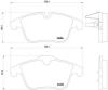 BREMBO P61106 Brake Pad Set, disc brake
