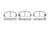 REMSA 20700 Brake Pad Set, disc brake