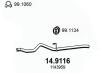 ASSO 14.9116 (149116) Exhaust Pipe