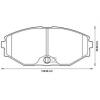 JURID 572506J Brake Pad Set, disc brake