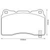 JURID 572508J Brake Pad Set, disc brake
