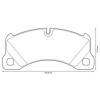 JURID 573329J Brake Pad Set, disc brake