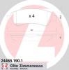ZIMMERMANN 24465.190.1 (244651901) Brake Pad Set, disc brake