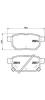 BREMBO P83133 Brake Pad Set, disc brake