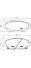 BREMBO P83148 Brake Pad Set, disc brake