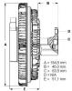 BERU LK095 Clutch, radiator fan