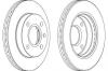 WAGNER WGR0766-1 (WGR07661) Brake Disc