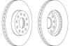 WAGNER WGR1218-1 (WGR12181) Brake Disc