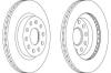 WAGNER WGR1223-1 (WGR12231) Brake Disc