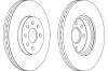 WAGNER WGR12361 Brake Disc