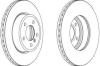 WAGNER WGR1271-1 (WGR12711) Brake Disc