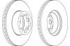 WAGNER WGR15551 Brake Disc