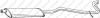 BOSAL 287-255 (287255) Middle Silencer