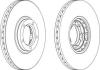 FERODO DDF849 Brake Disc