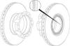 FERODO FCR226A Brake Disc
