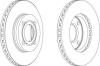 FERODO DDF193 Brake Disc