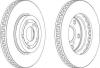 FERODO DDF799 Brake Disc