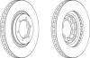 FERODO DDF1269 Brake Disc