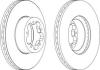 FERODO DDF1555 Brake Disc
