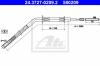 ATE 24.3727-0209.2 (24372702092) Cable, parking brake