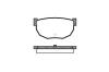 REMSA 21122 Brake Pad Set, disc brake