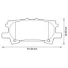 JURID 572621J Brake Pad Set, disc brake