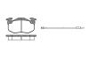 REMSA 0144.12 (014412) Brake Pad Set, disc brake